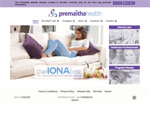 Tablet Screenshot of premaitha.com